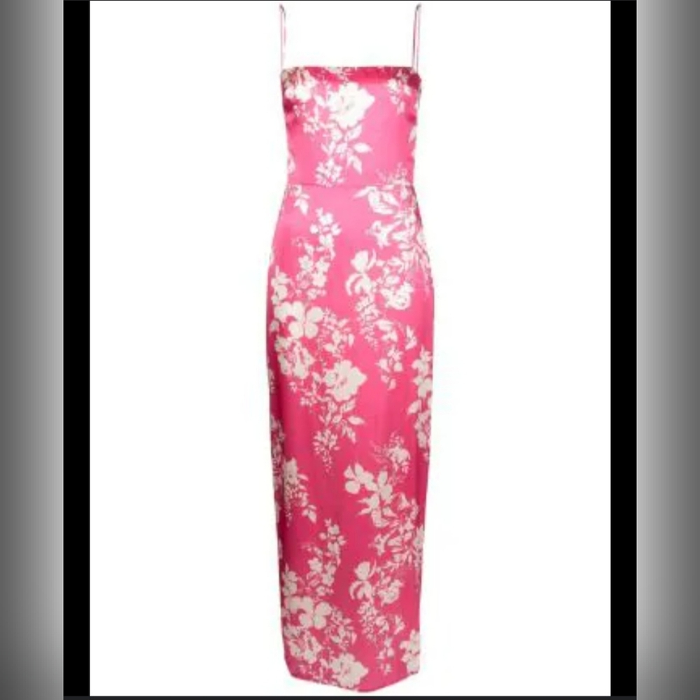 Reformation Frankie silk dress